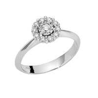 Anillo Piccola Stella Mujer ANELLI SOLITARI PIU' DIAMANTI in Oro blanco Diamante LID3501